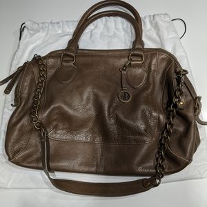 Audrey Brooke Genuine Leather Camo Bag